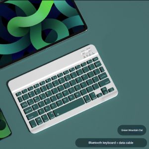 10 inch cyan Bluetooth Wireless Keyboard , Languages of English and Chinese