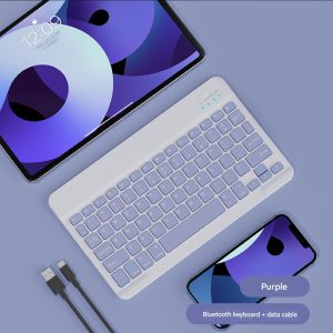 10 inch purple Bluetooth Wireless Keyboard  , Languages of English and Chinese