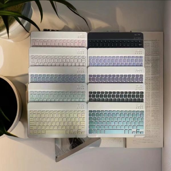 10 inch black Bluetooth Wireless Keyboard  , Languages of English and Chinese - Image 4