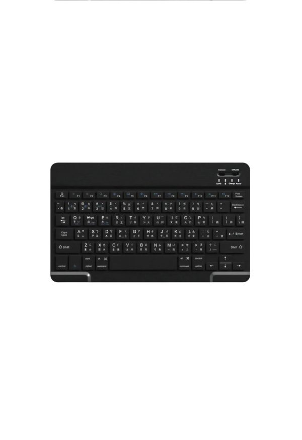 10 inch black Bluetooth Wireless Keyboard  , Languages of English and Chinese - Image 2
