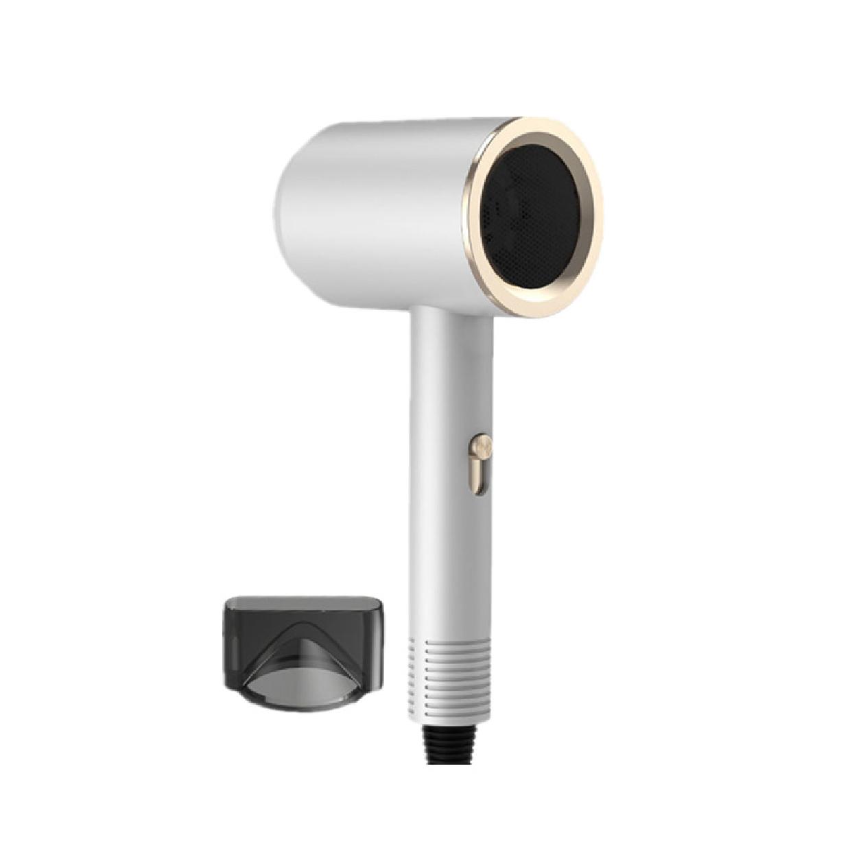 Home Long handle white ion hair dryer