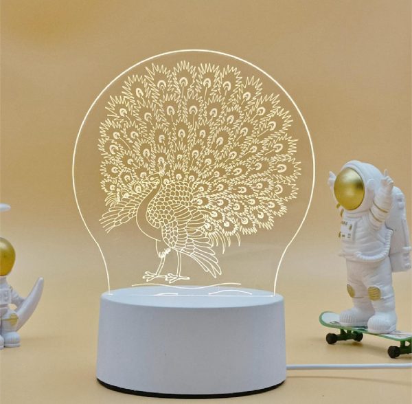 Creative 3d night light activity gift atmosphere bedroom table lamp