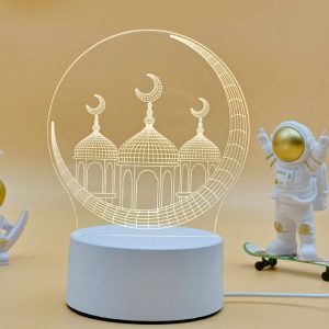 Creative 3d Castle night light activity gift atmosphere bedroom table lamp