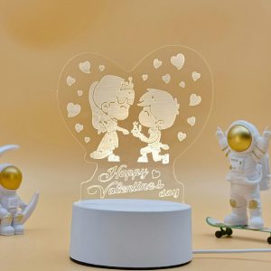 Creative 3d Proposal night light activity gift atmosphere bedroom table lamp